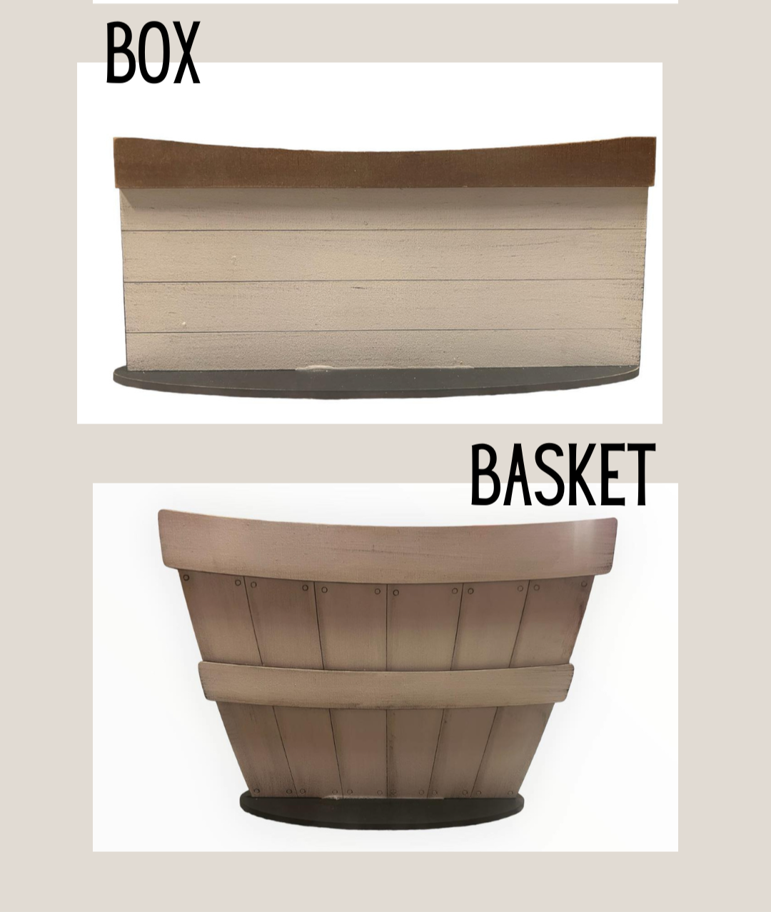 Baking Gingerbread Basket Insert – Full Size | Interchangeable Christmas Decor