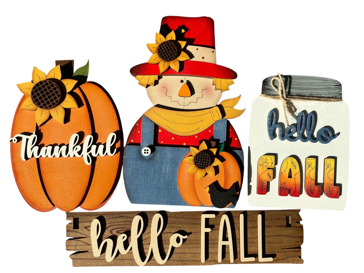 Fall Scarecrow Crate