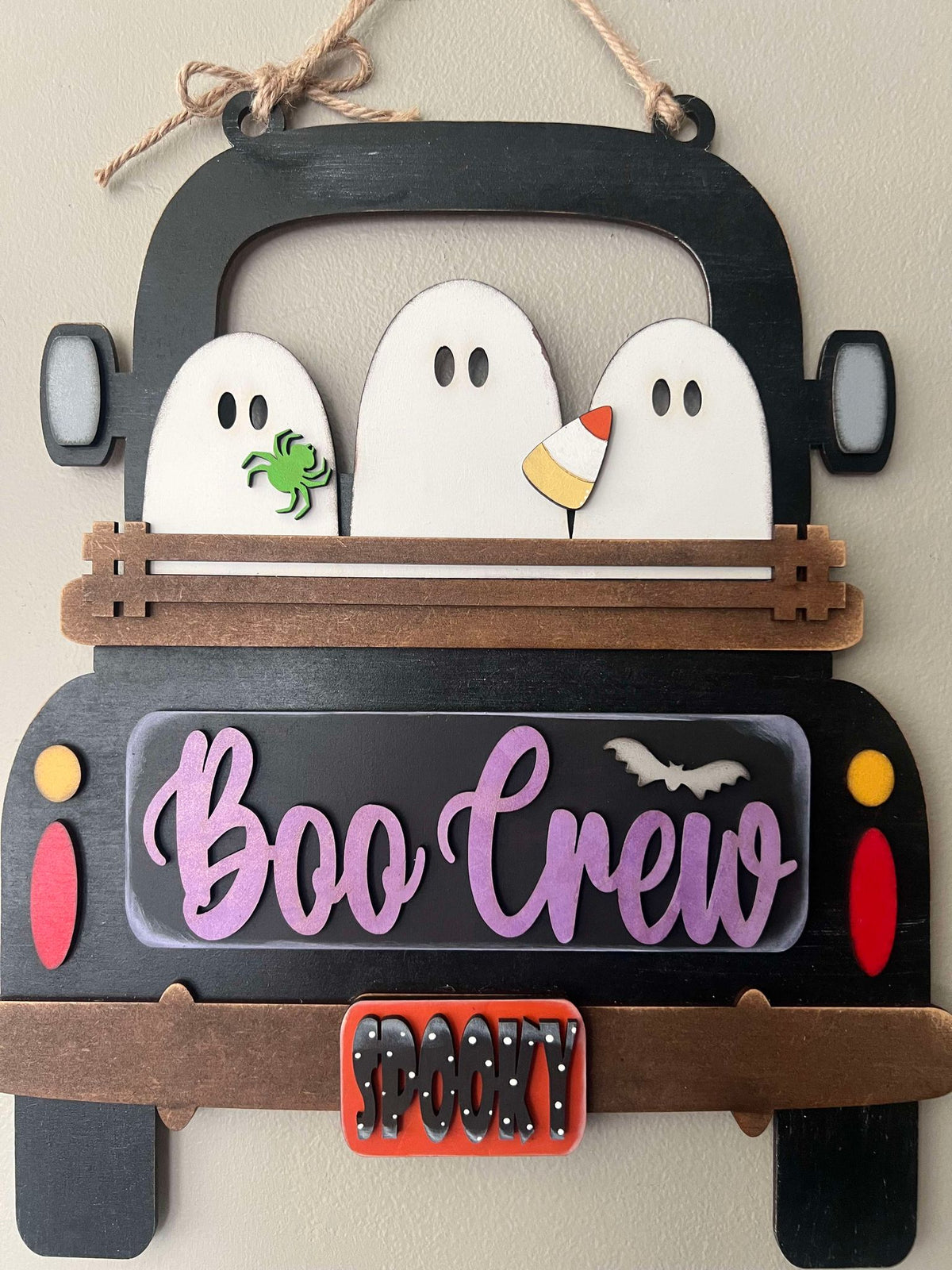 Halloween 2 (Boo Crew) Hanging Truck | Cutting Board