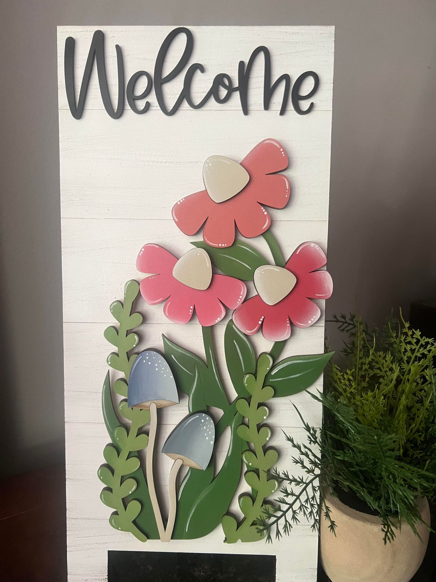 Spring Welcome Sandwich Board