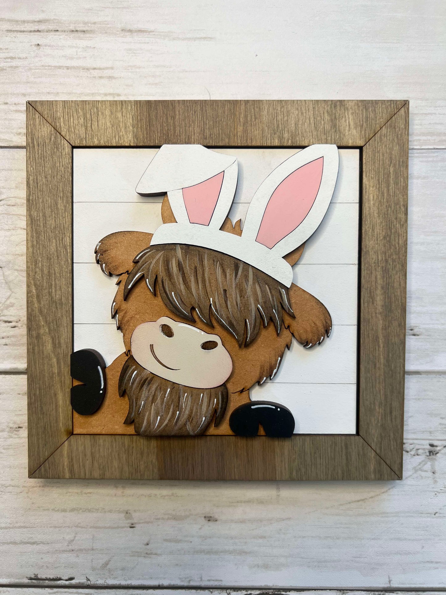 Easter Highland Cow Tiles