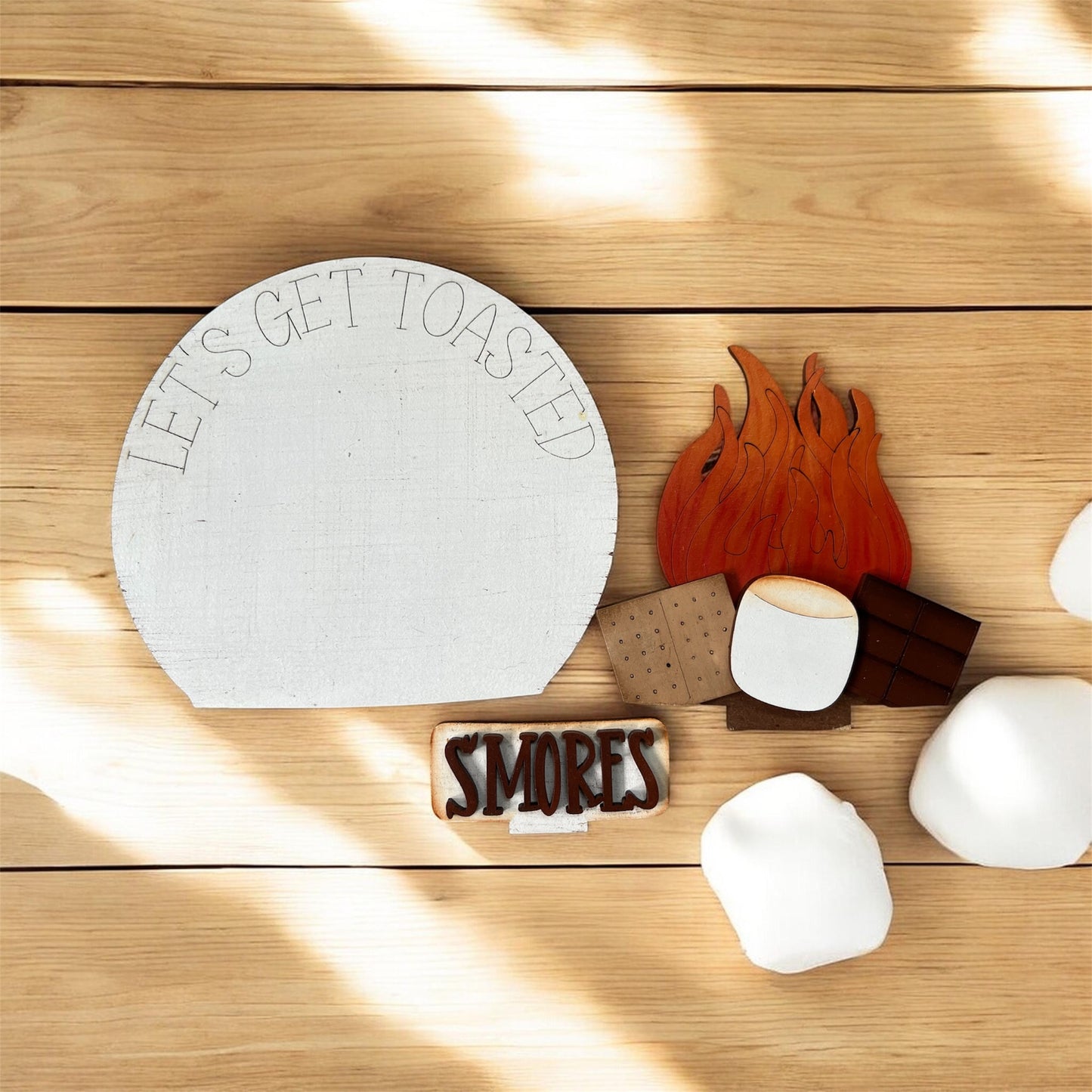 Campfire Smores Easel Insert