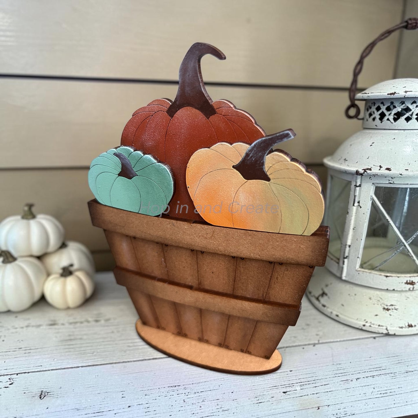Heirloom Fall Pumpkin Mini Basket Insert