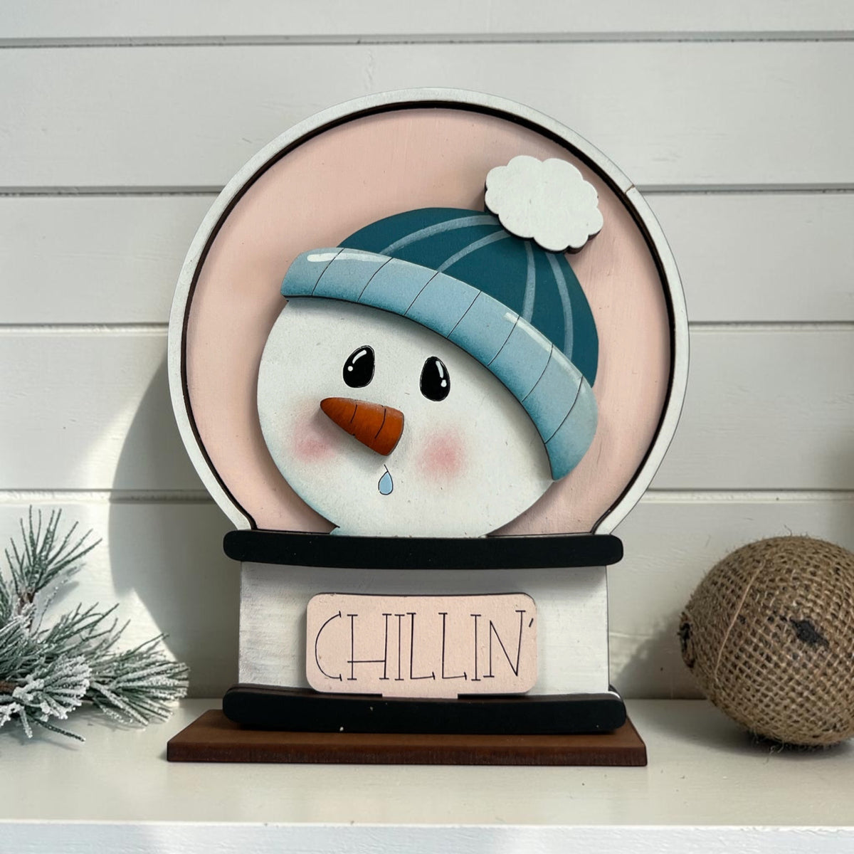Snowman Mini Snow Globe Insert