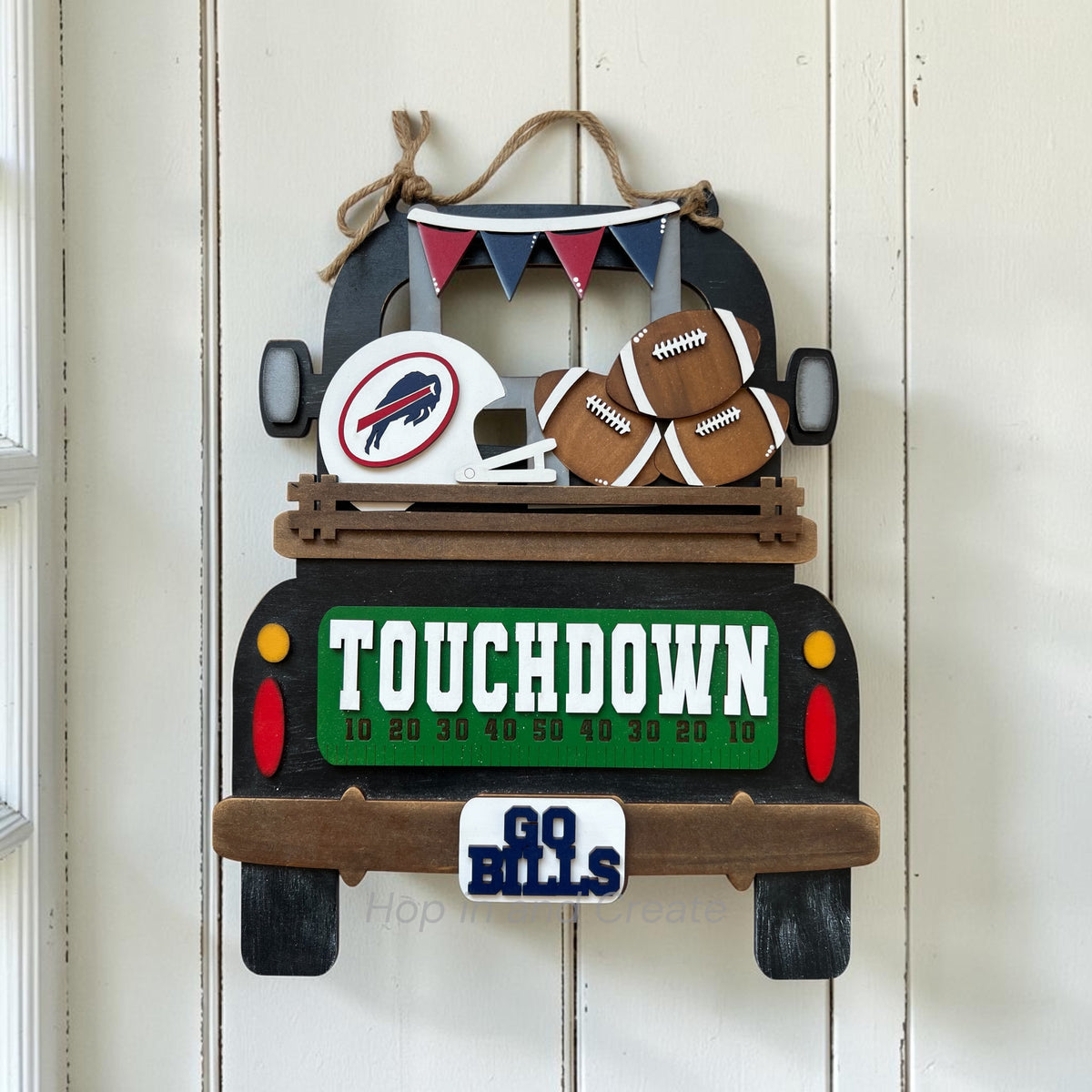 Bills Football Hanging Truck | Cutting Board