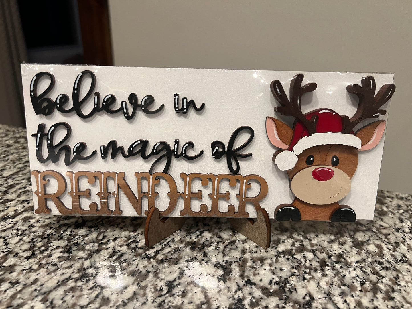 Believe Magic Reindeer Shelf Sitter