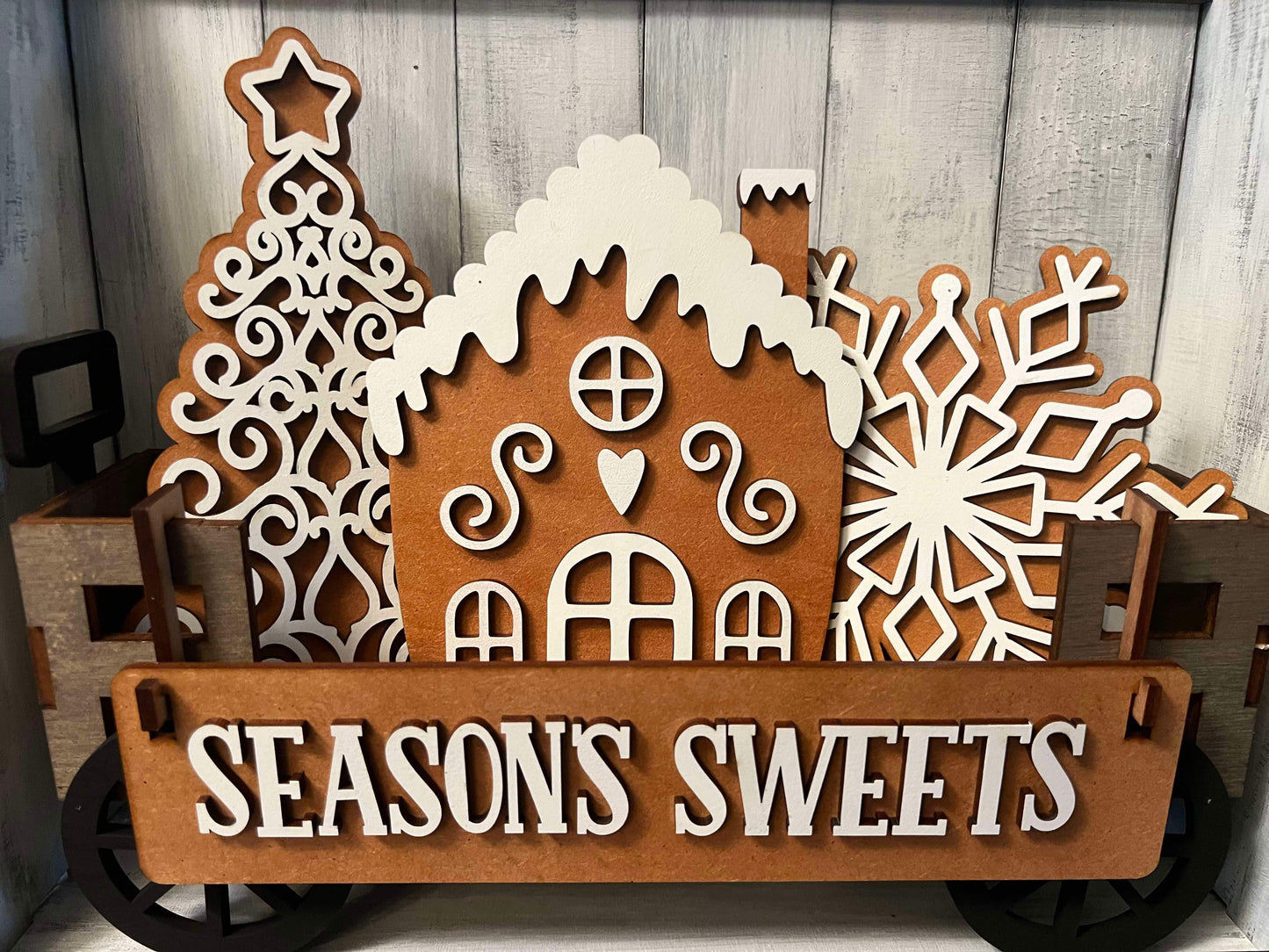 Christmas Gingerbread Crate