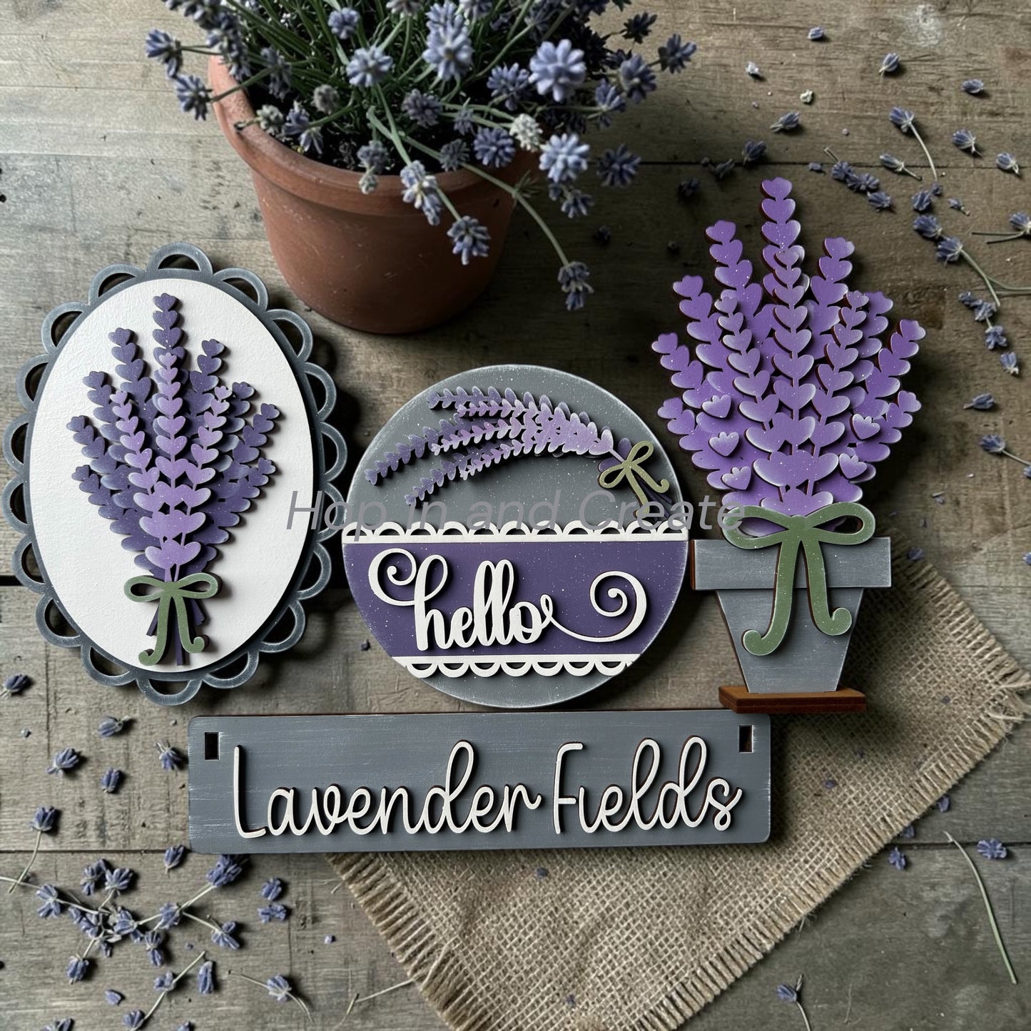 Lavender Fields Crate