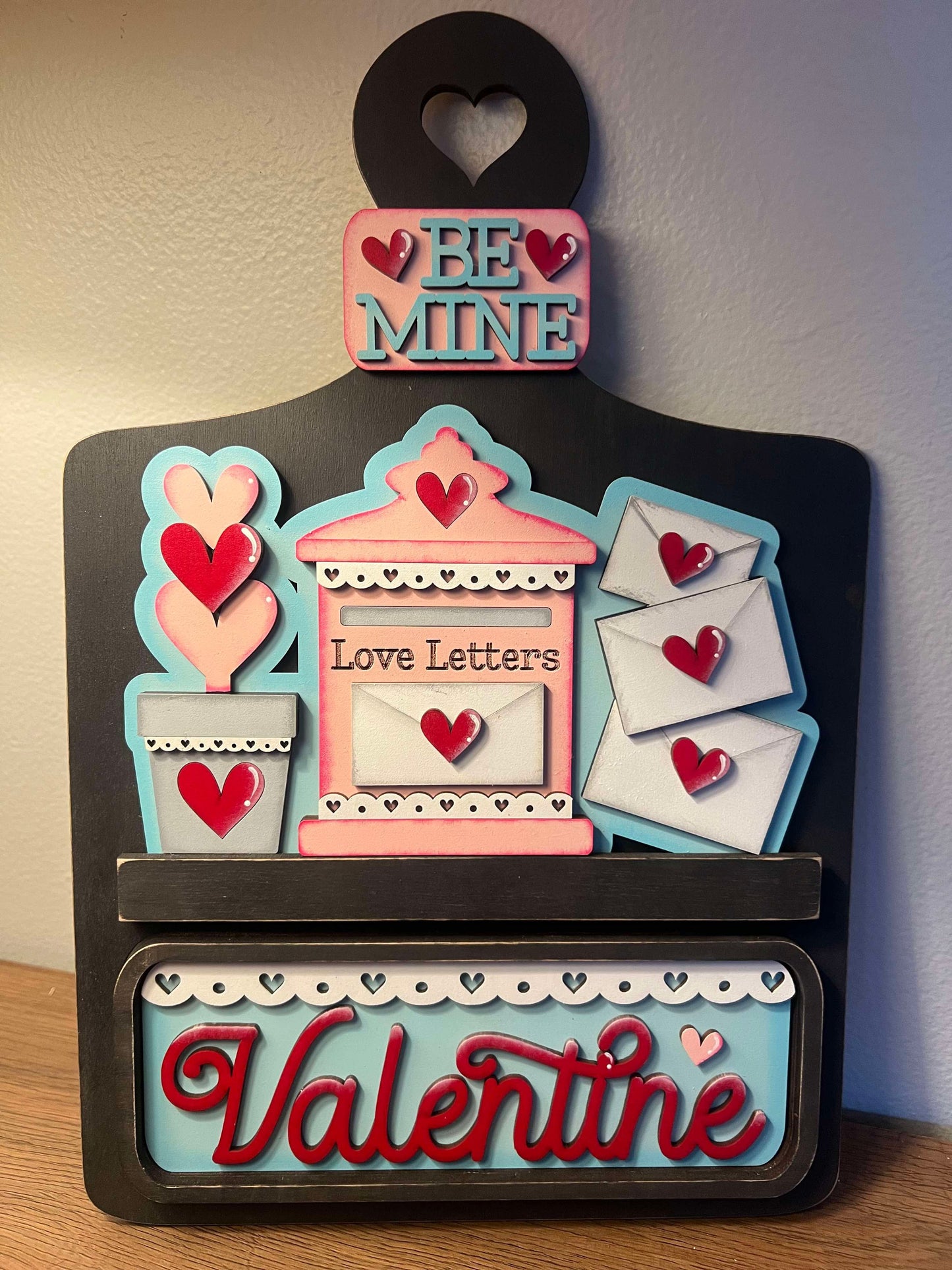 Valentine 2 (Be Mine, Letters) Hanging Truck | Cutting Board