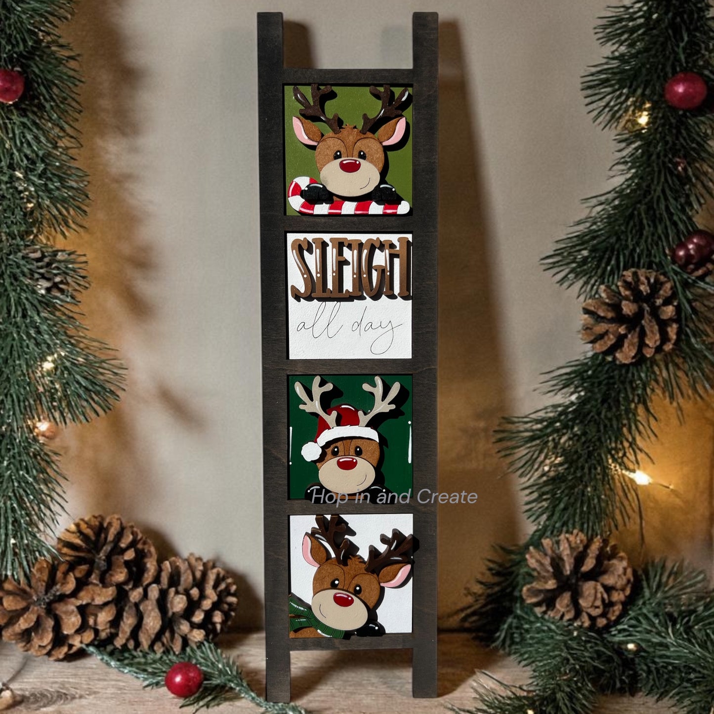 Christmas Reindeer Mini Tiles