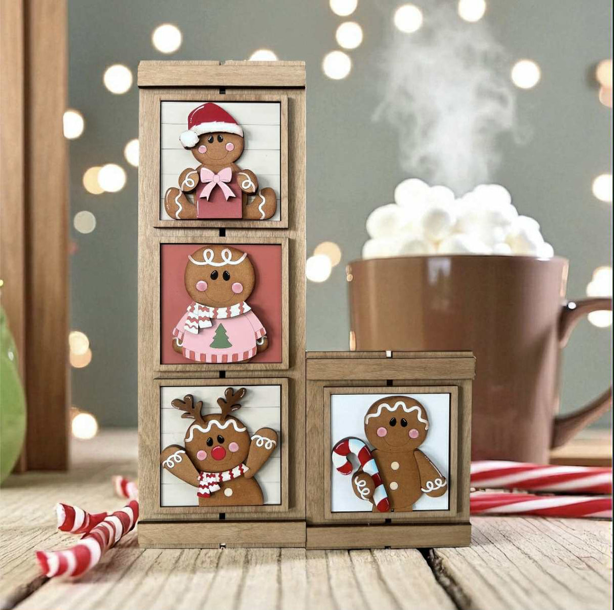 Christmas Gingerbread Crew 2 Tiles
