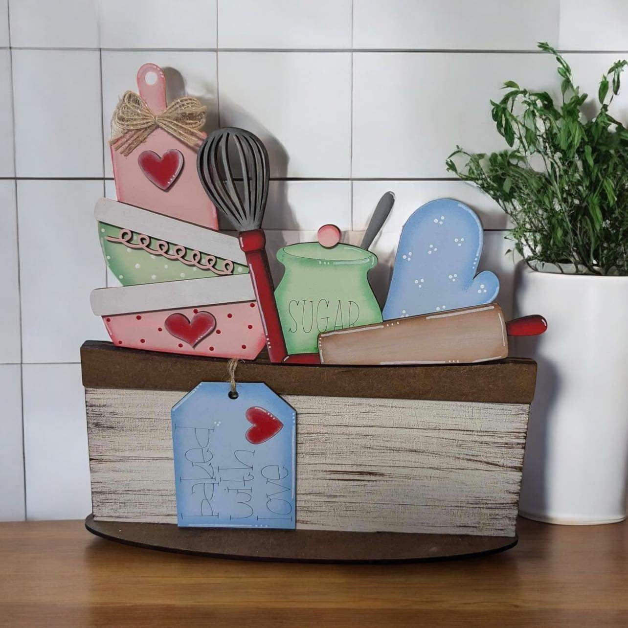 Baking Basket Insert – Full Size | Interchangeable Kitchen Decor