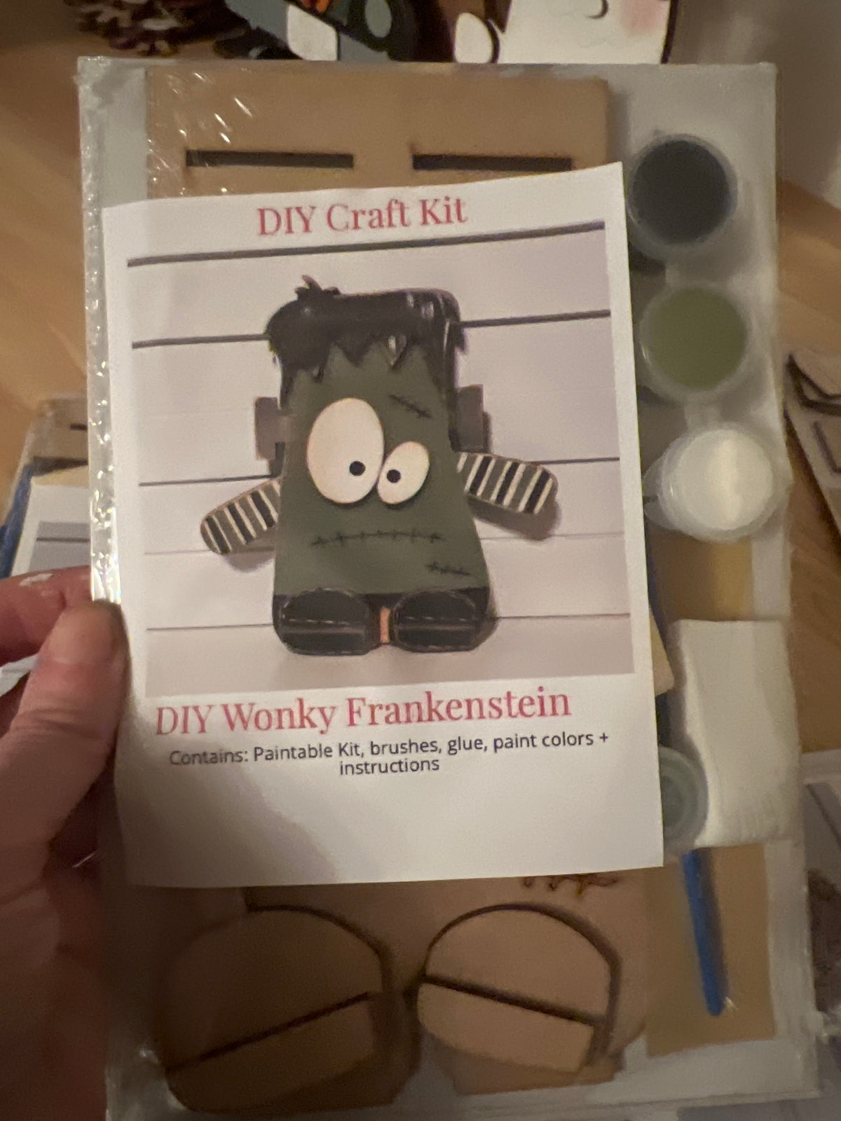 Wonky Ghost Frankenstein DIY kit