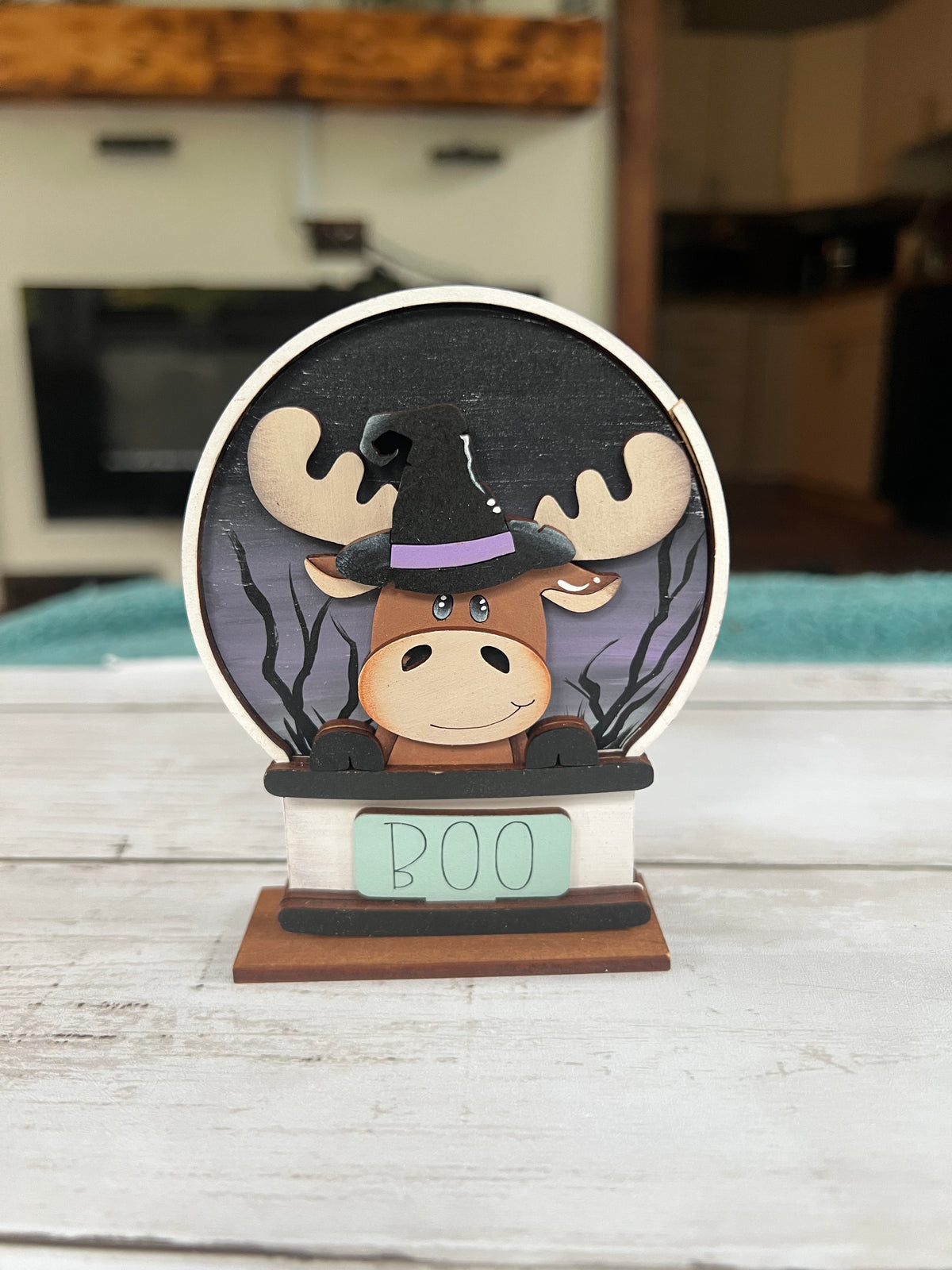 Halloween moose Mini Snow Globe (Copy 3)