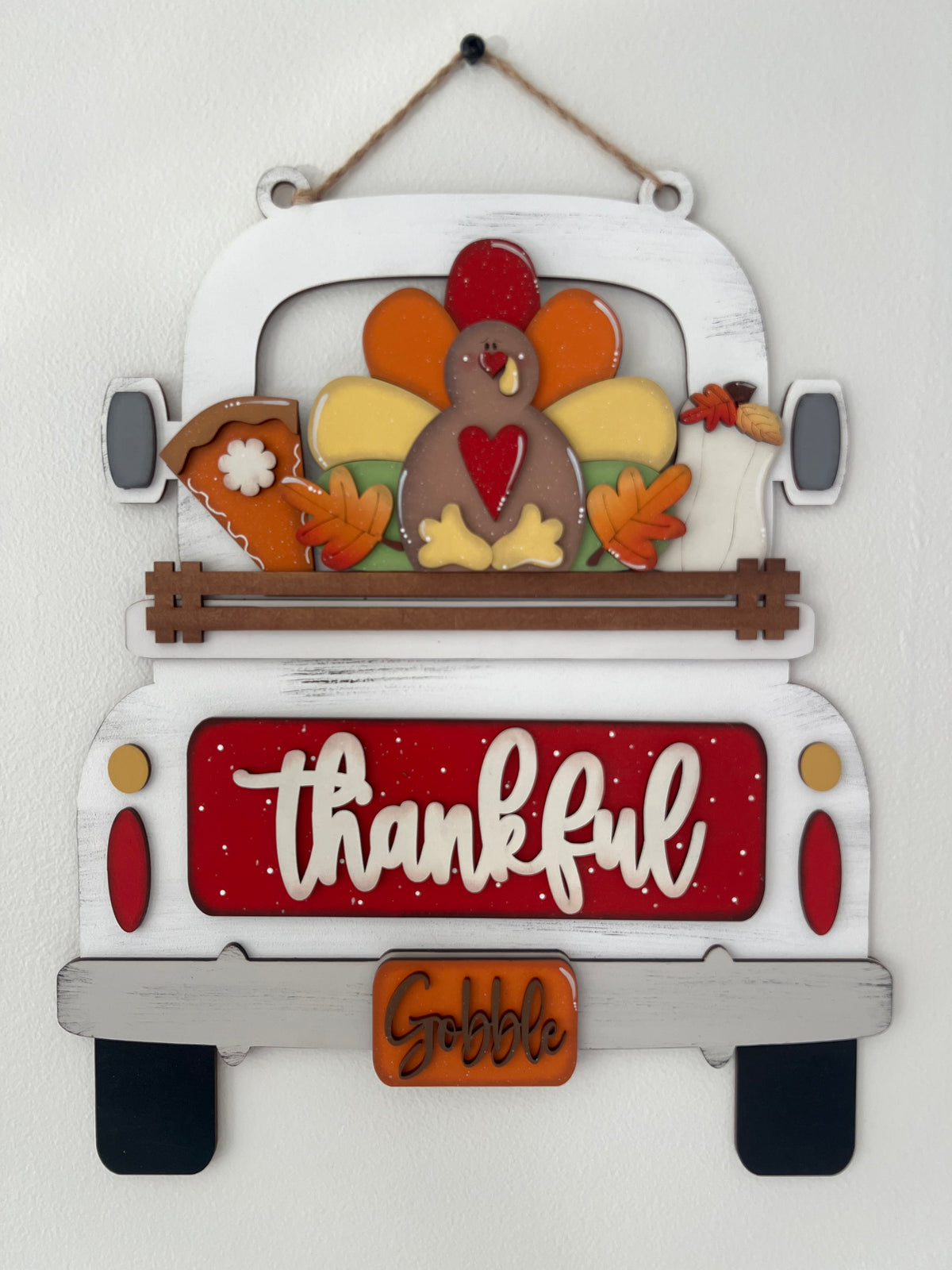 Thanksgiving Thankful Hanging Truck | Cutting Board