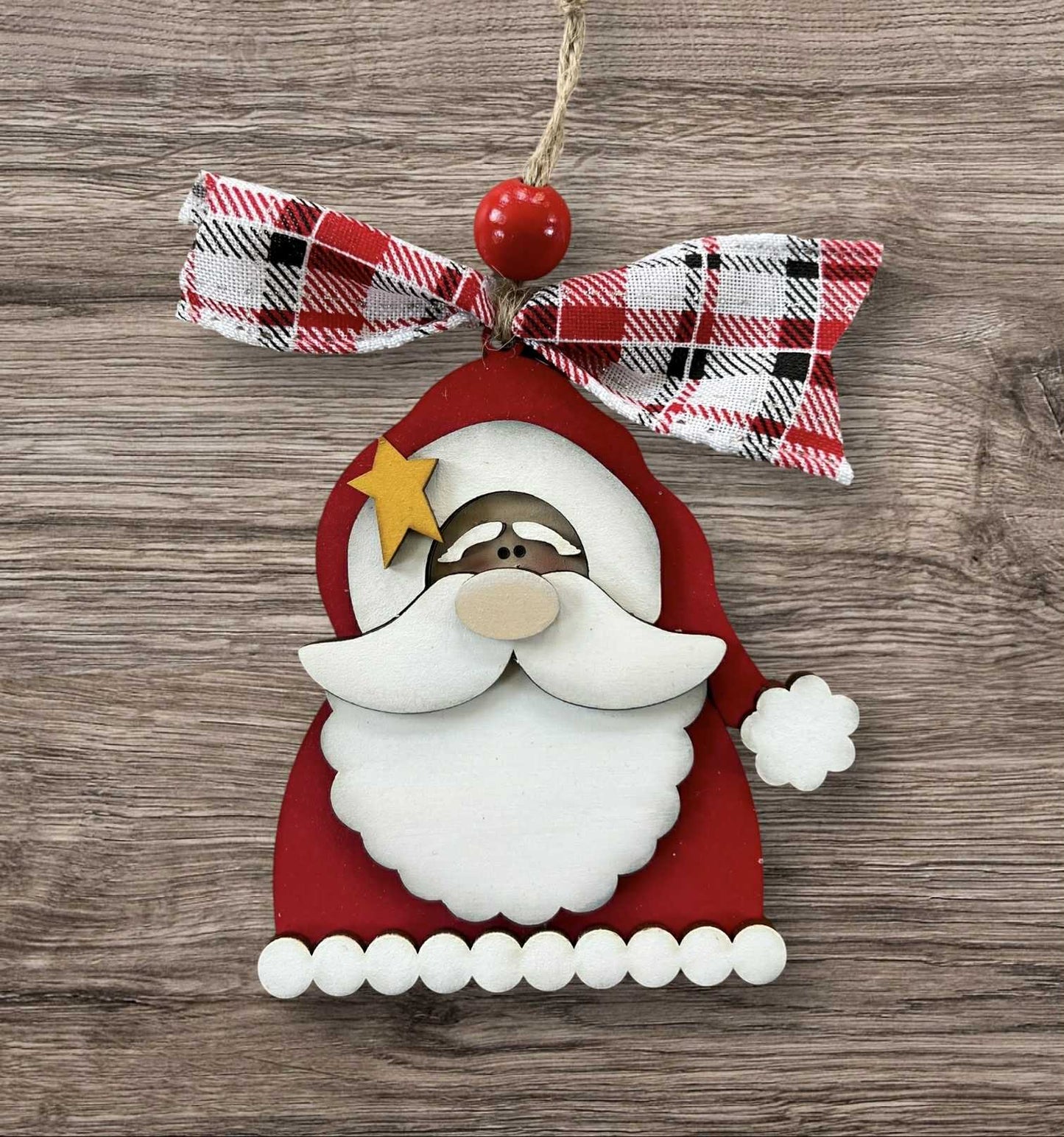 Santa 2, DIY Ornament Kit