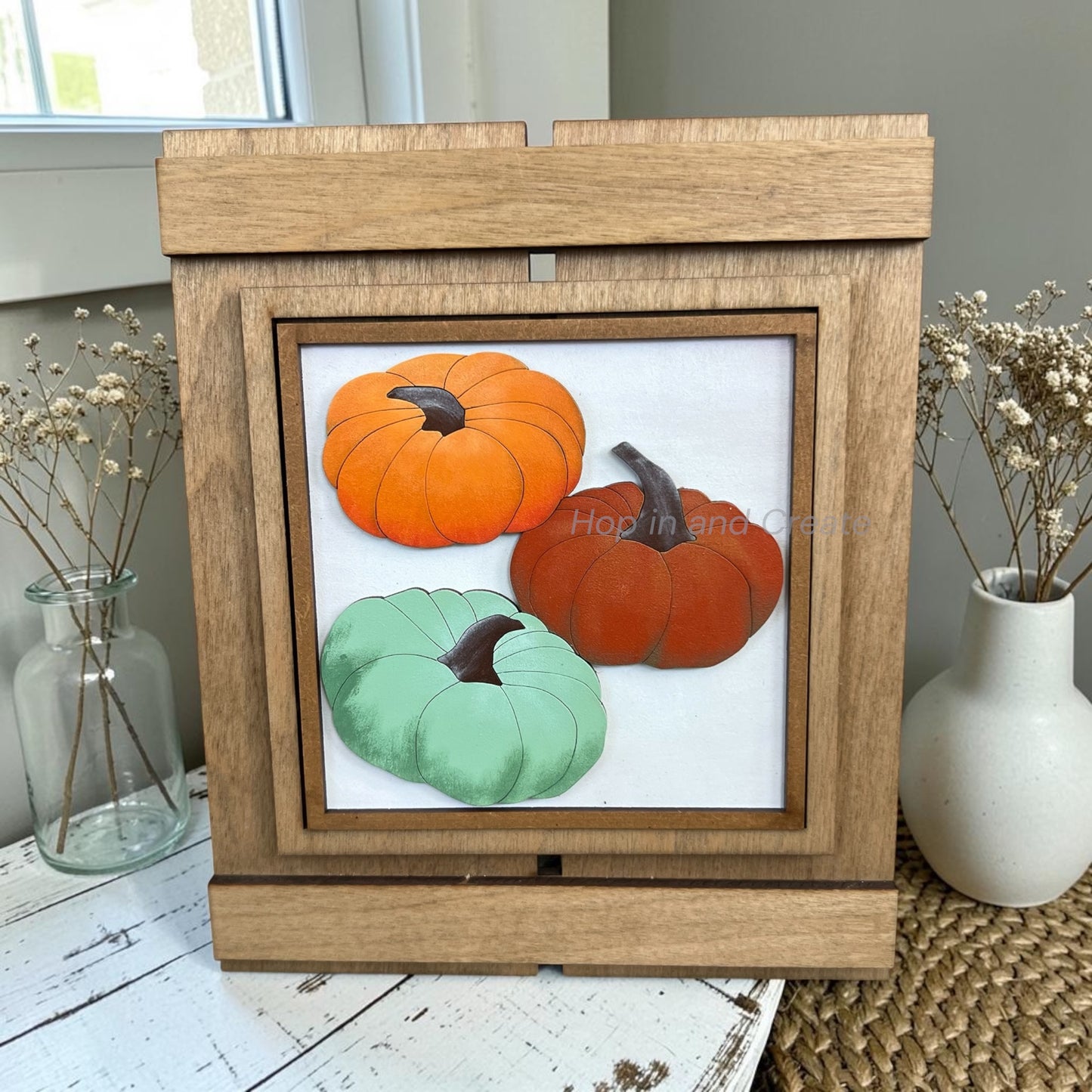 Heirloom Pumpkin Collection Full Size Interchangeable Home Décor Tiles