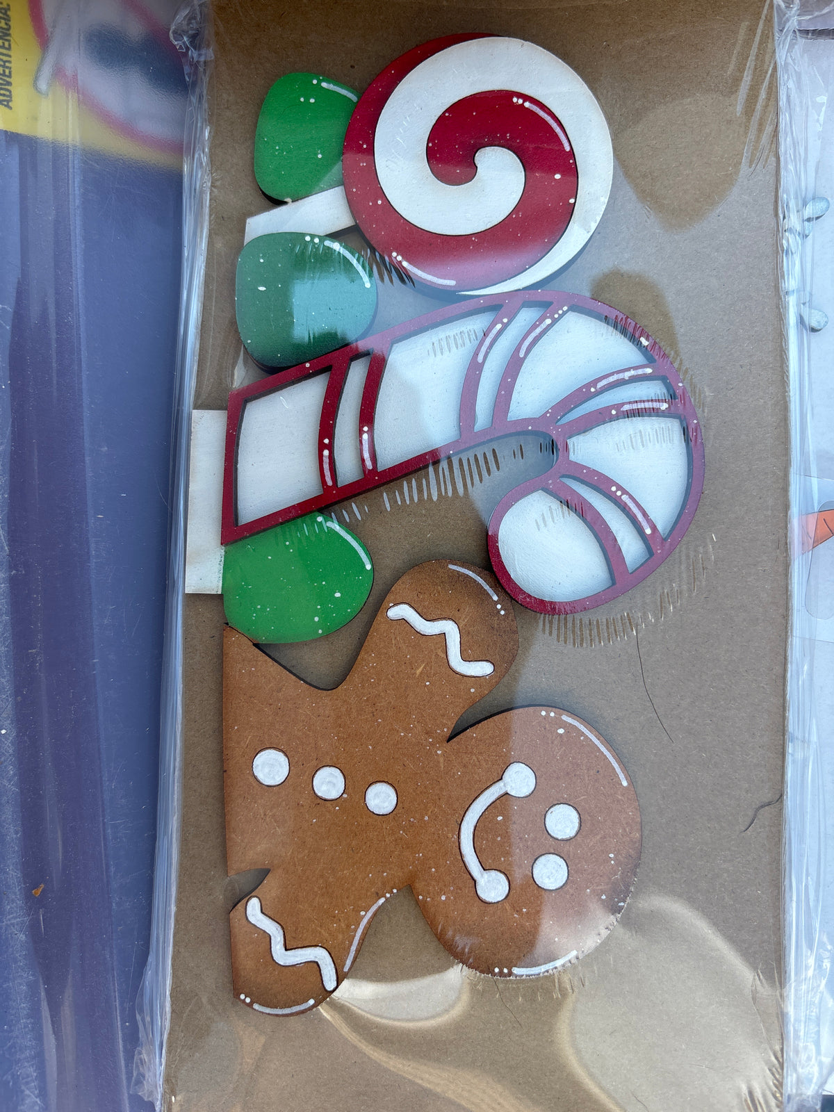 Christmas Gingerbread and Candy Basket  Insert