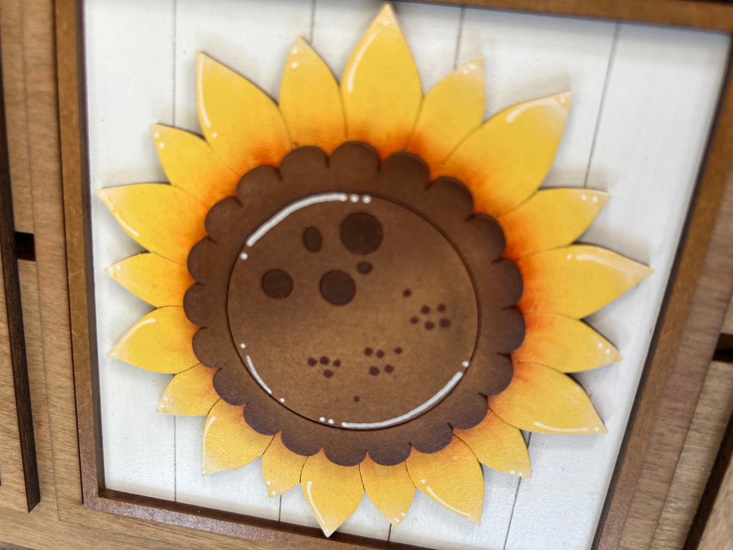 Sunflower Garden Interchangeable Tile Collection | Full Size Sunflower Ladder Tiles | Farmhouse Summer Decor