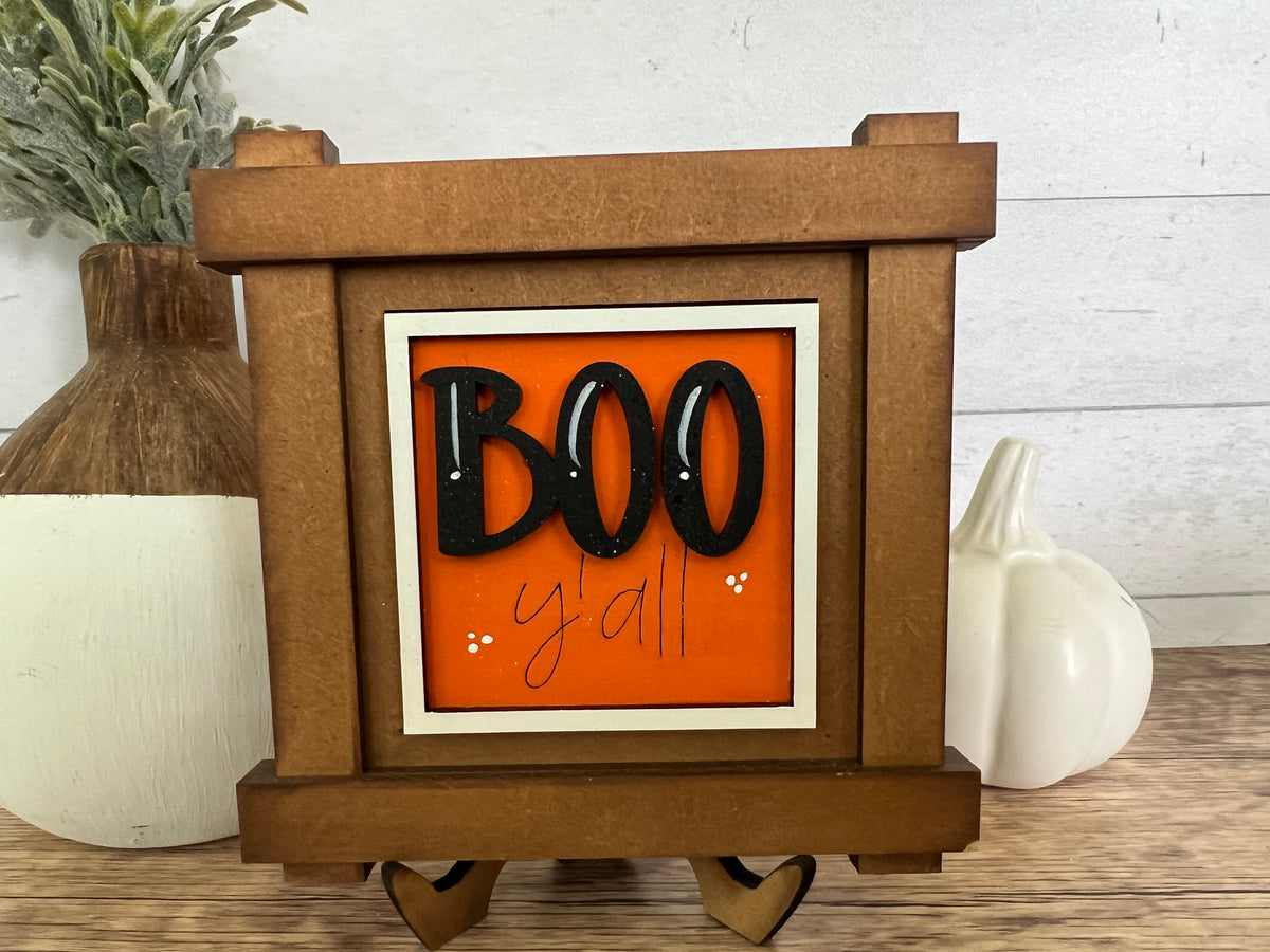Cute Boo Ghost Halloween Interchangeable Mini Tiles