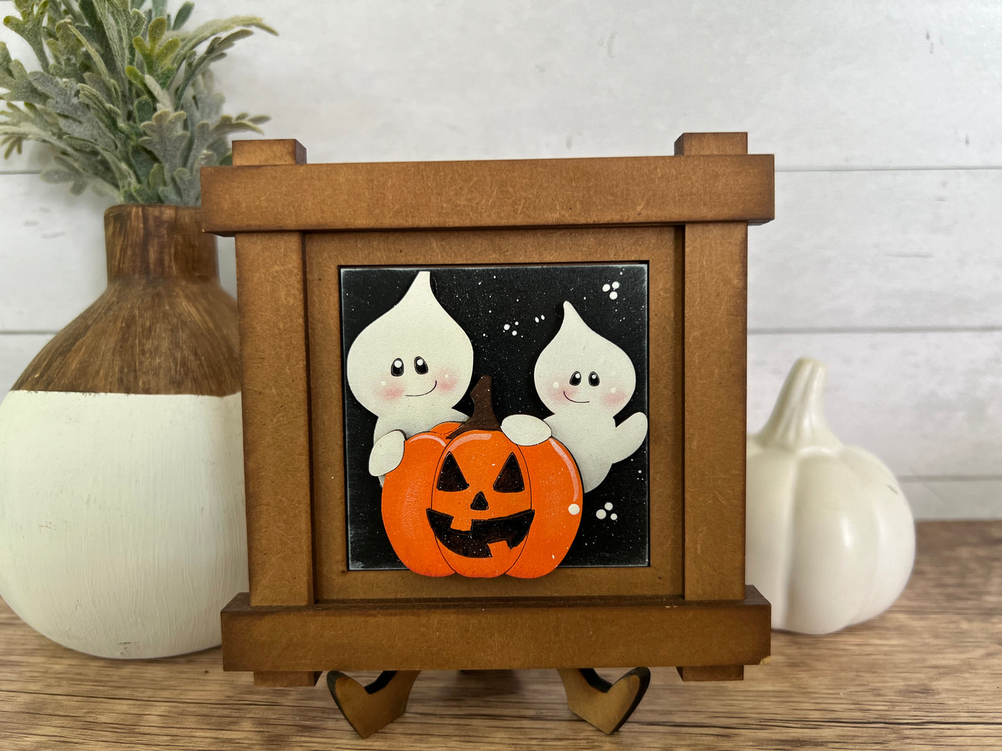 Cute Boo Ghost Halloween Interchangeable Mini Tiles