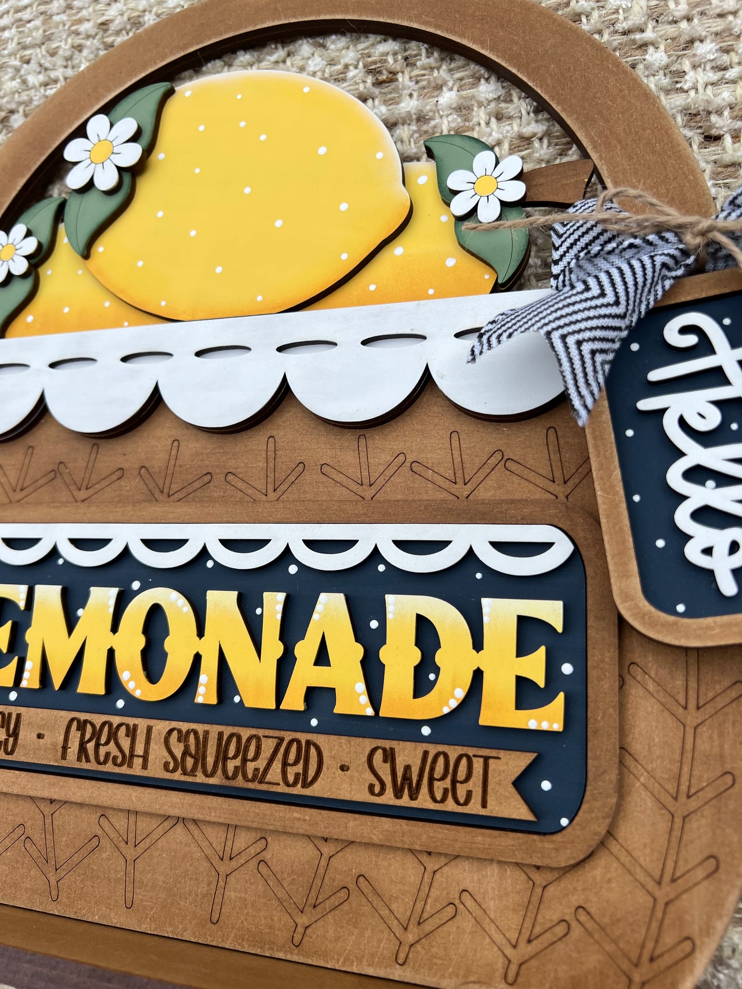 Fresh Lemonade Hanging Truck | Cutting Board