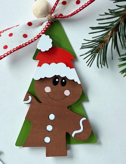 Gingerbread Tree, DIY Ornament Kit