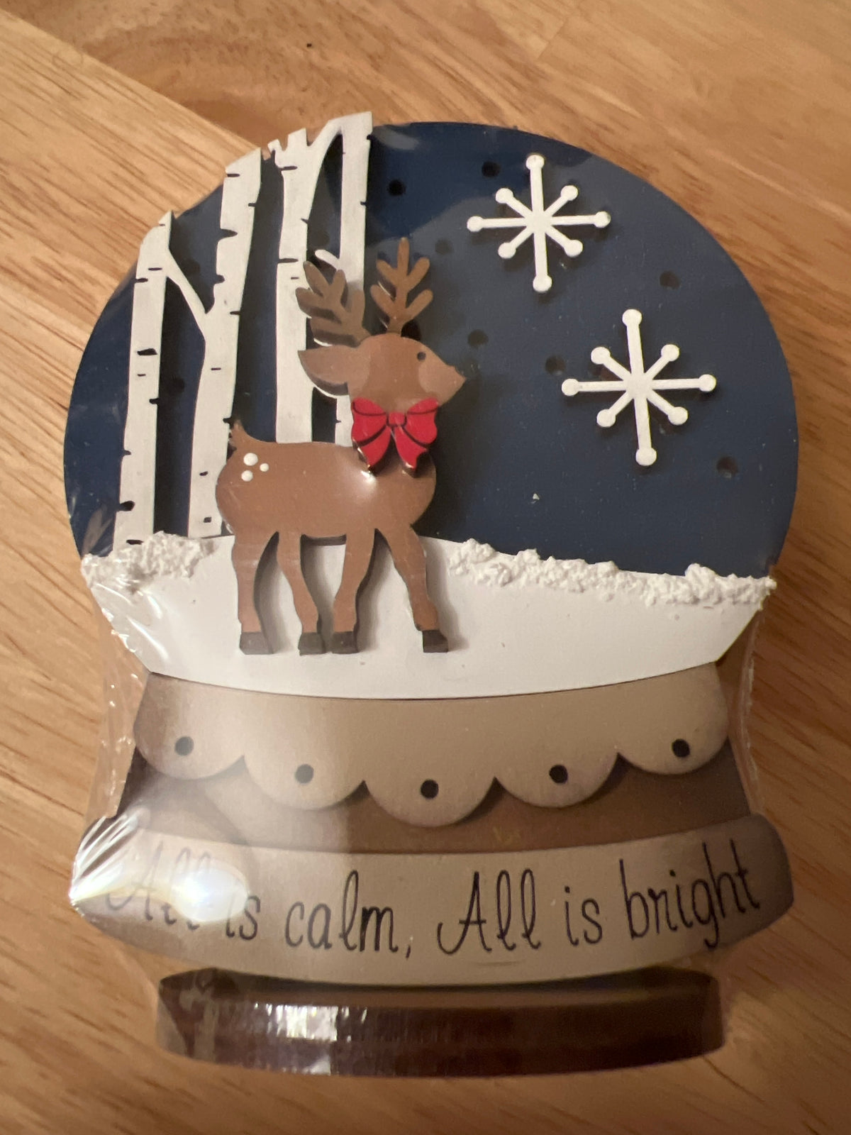 Snow-globe Reindeer Light up