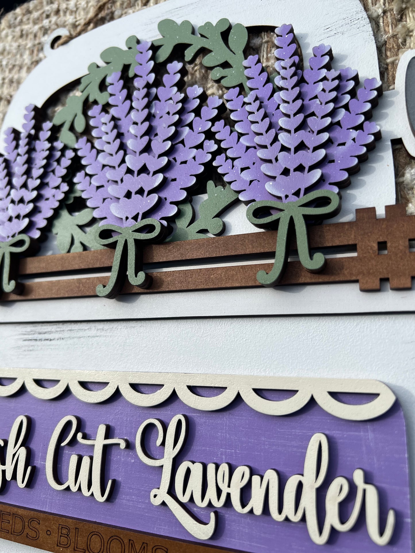 Lavender Hanging Truck | Cutting Board