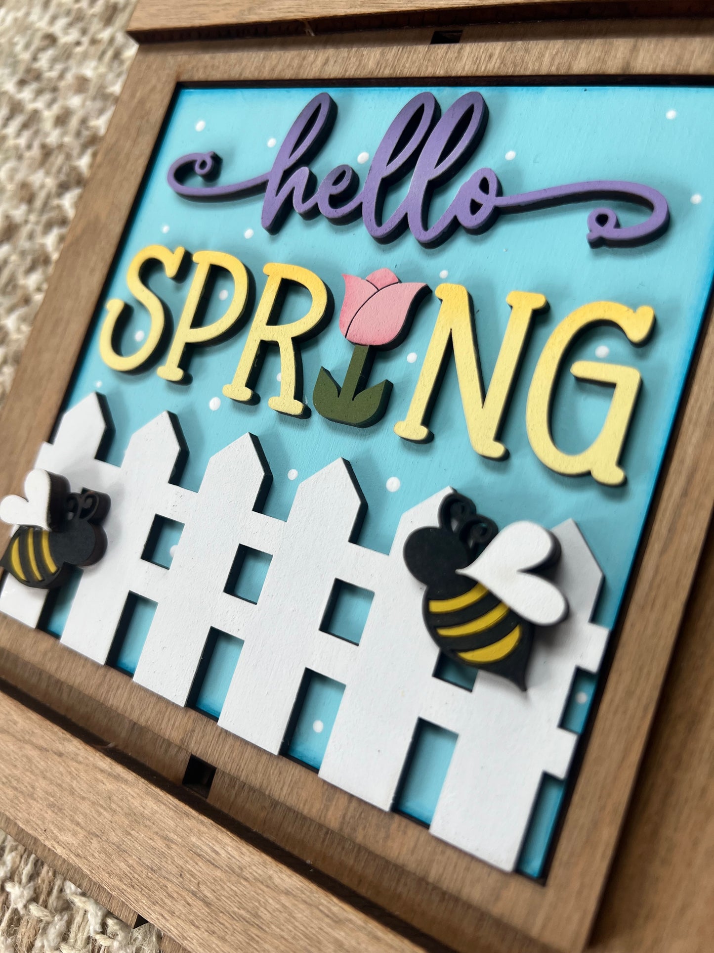 Hello Spring Full Size Interchangeable Tiles