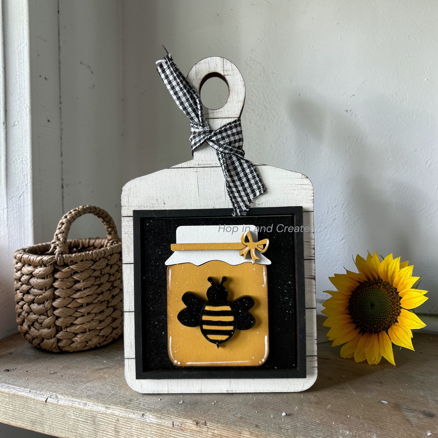Bee Mini Tiles 2 | Summer Bee Decor | Interchangeable Mini Tiles