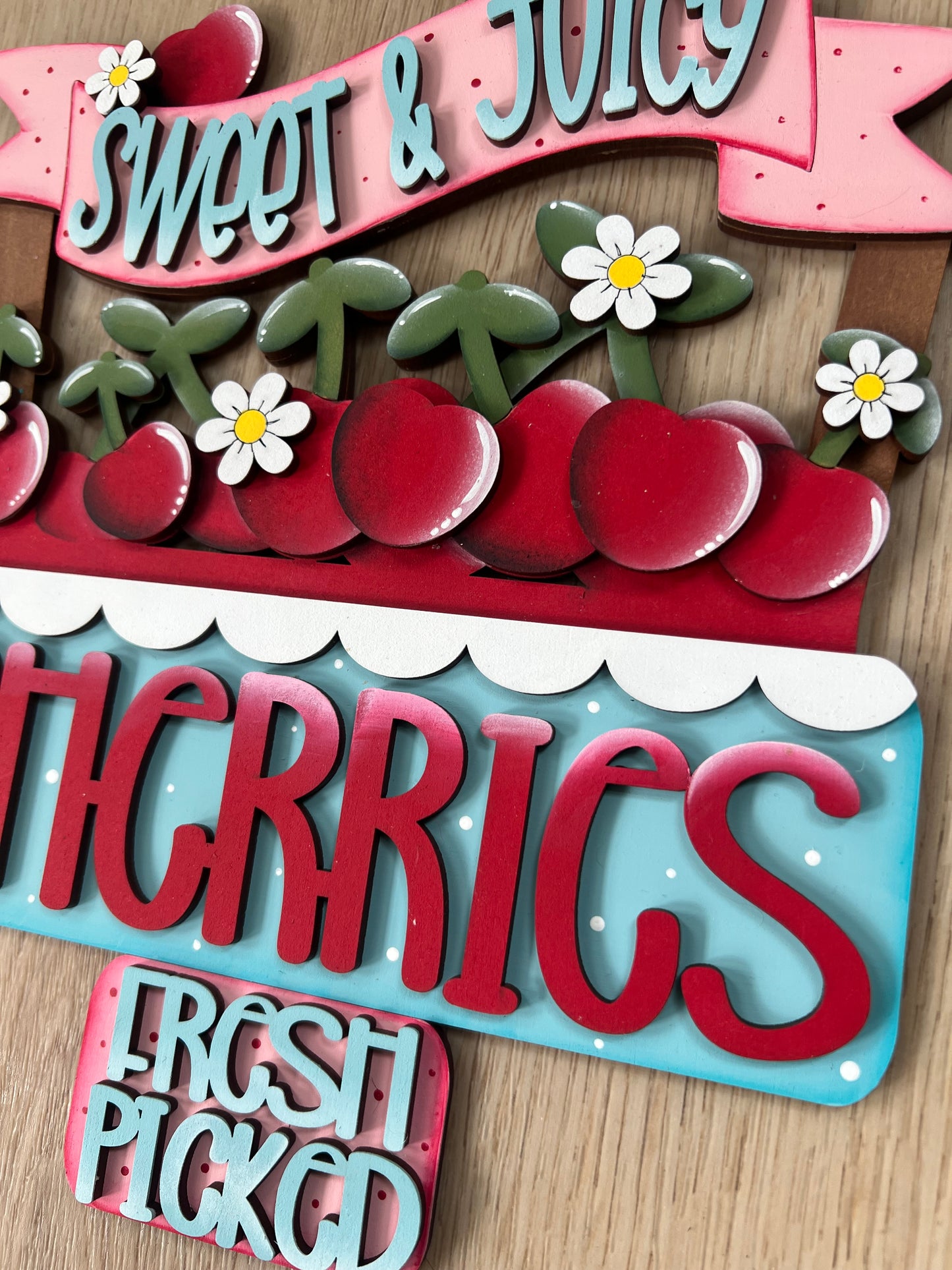 Cherry Hanging Truck | Cutting Board