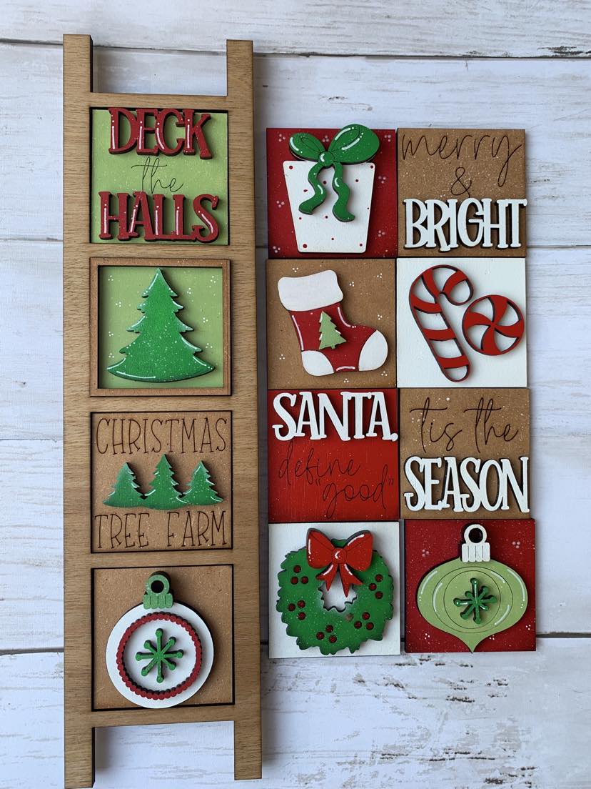 Traditional Christmas Mini Tiles