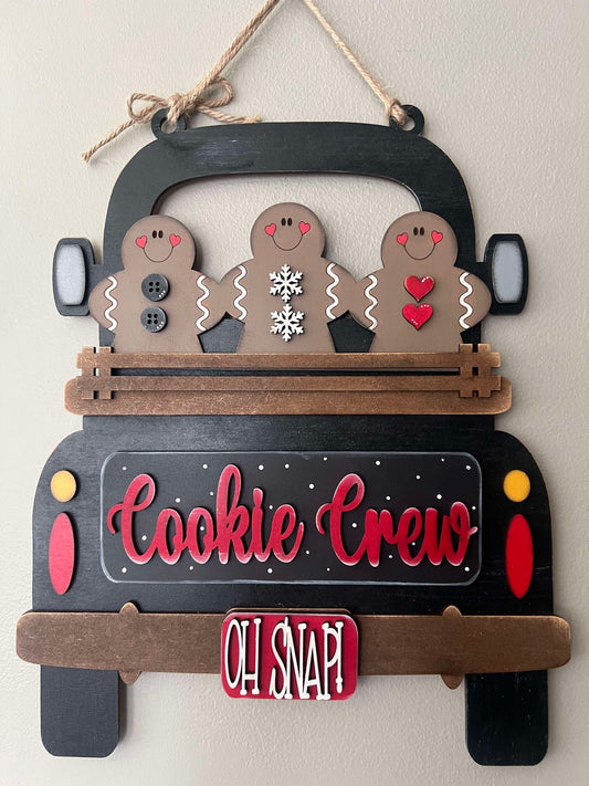 Christmas Gingerbread Hanging Truck | Cutting Board