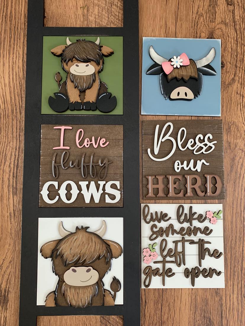 Highland Cow Tiles