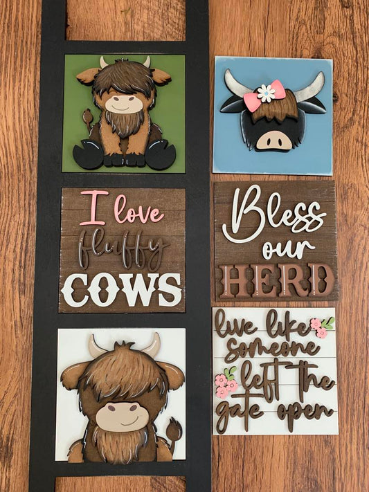 Highland Cow Tiles