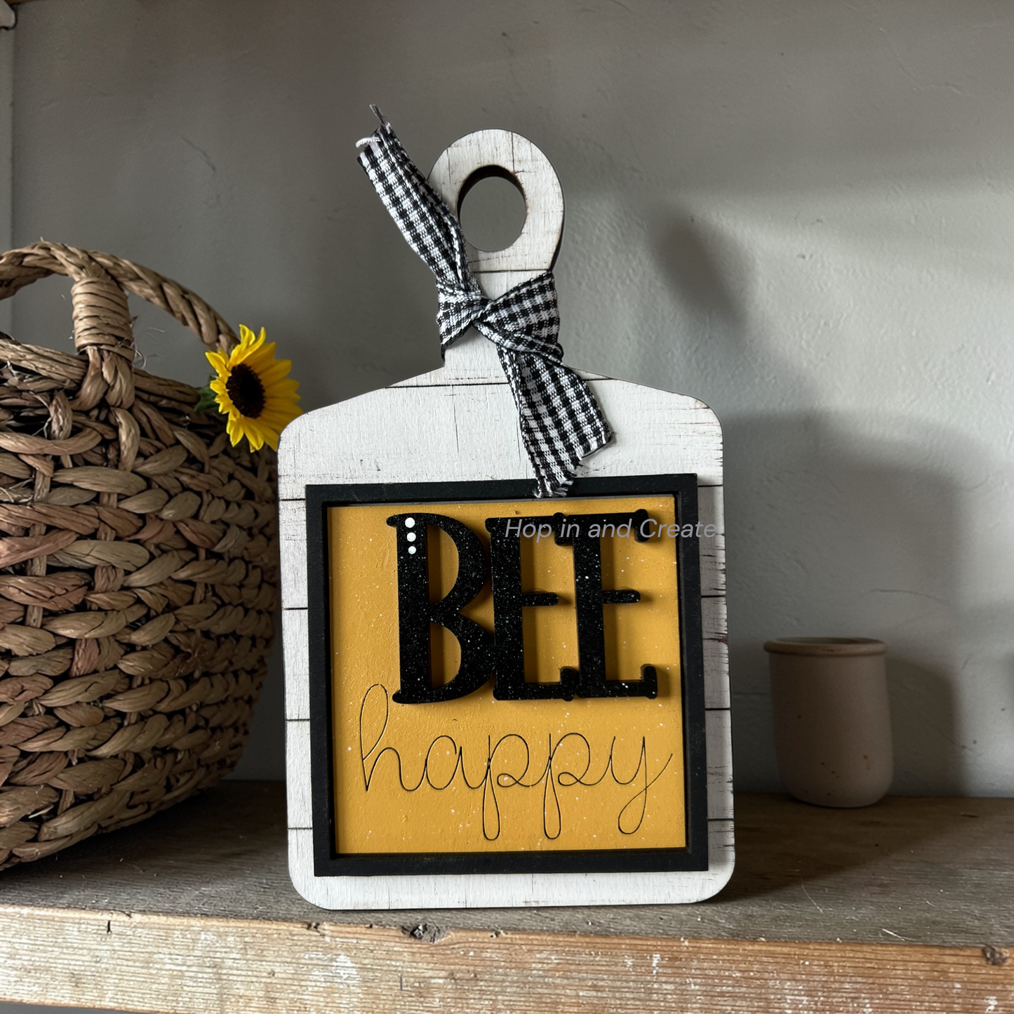 Bee Mini Tiles 2 | Summer Bee Decor | Interchangeable Mini Tiles