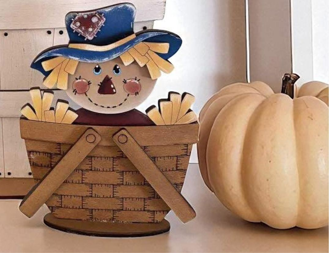 Scarecrow Mini Basket Insert