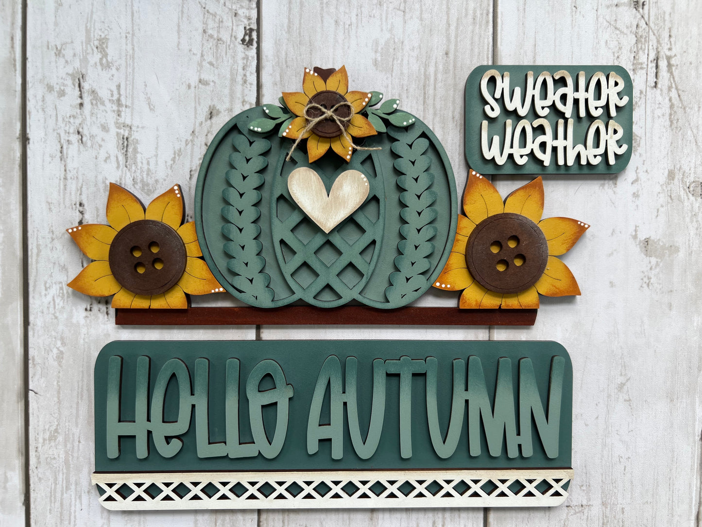 Sweater Weather Interchangeable Truck & Cutting Board Hanging Truck | Fall Interchangeable Truck Decor