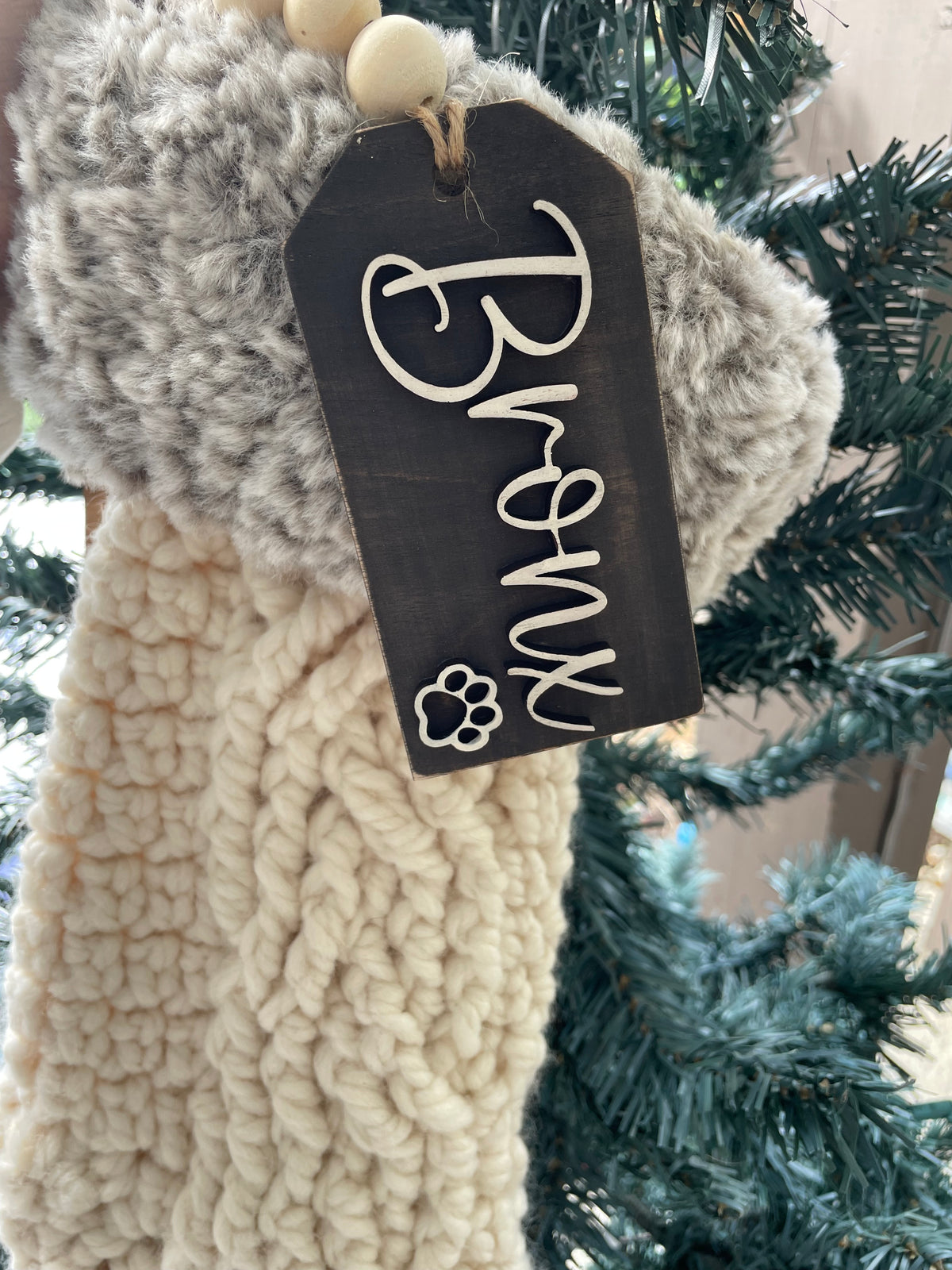 Wooden Name Tags