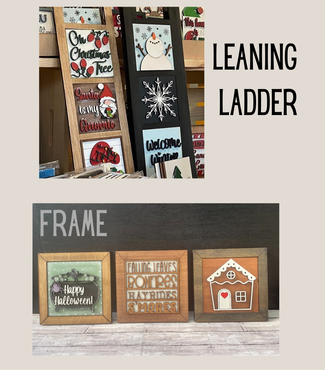 Tile Accessories: Ladder and Frame
