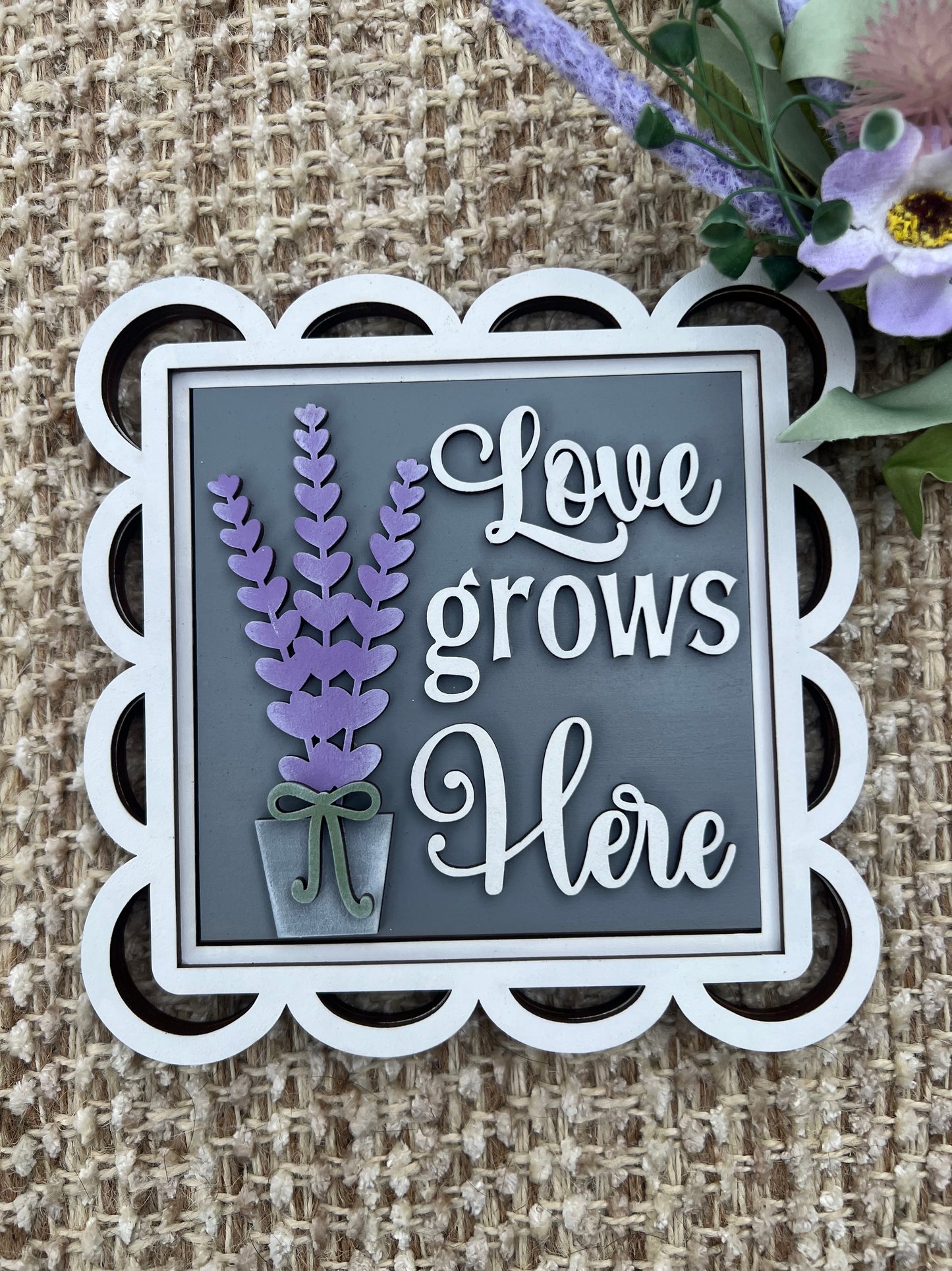Lavender Tiles| 4.25” Interchangeable