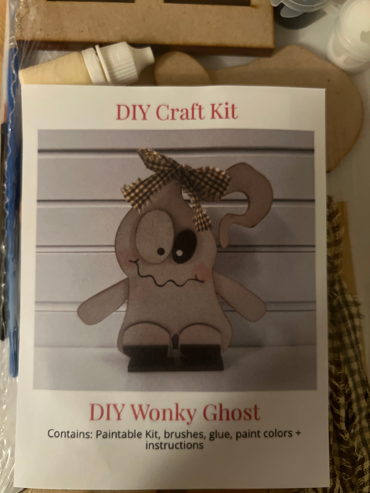 Wonky Ghost DIY Kit