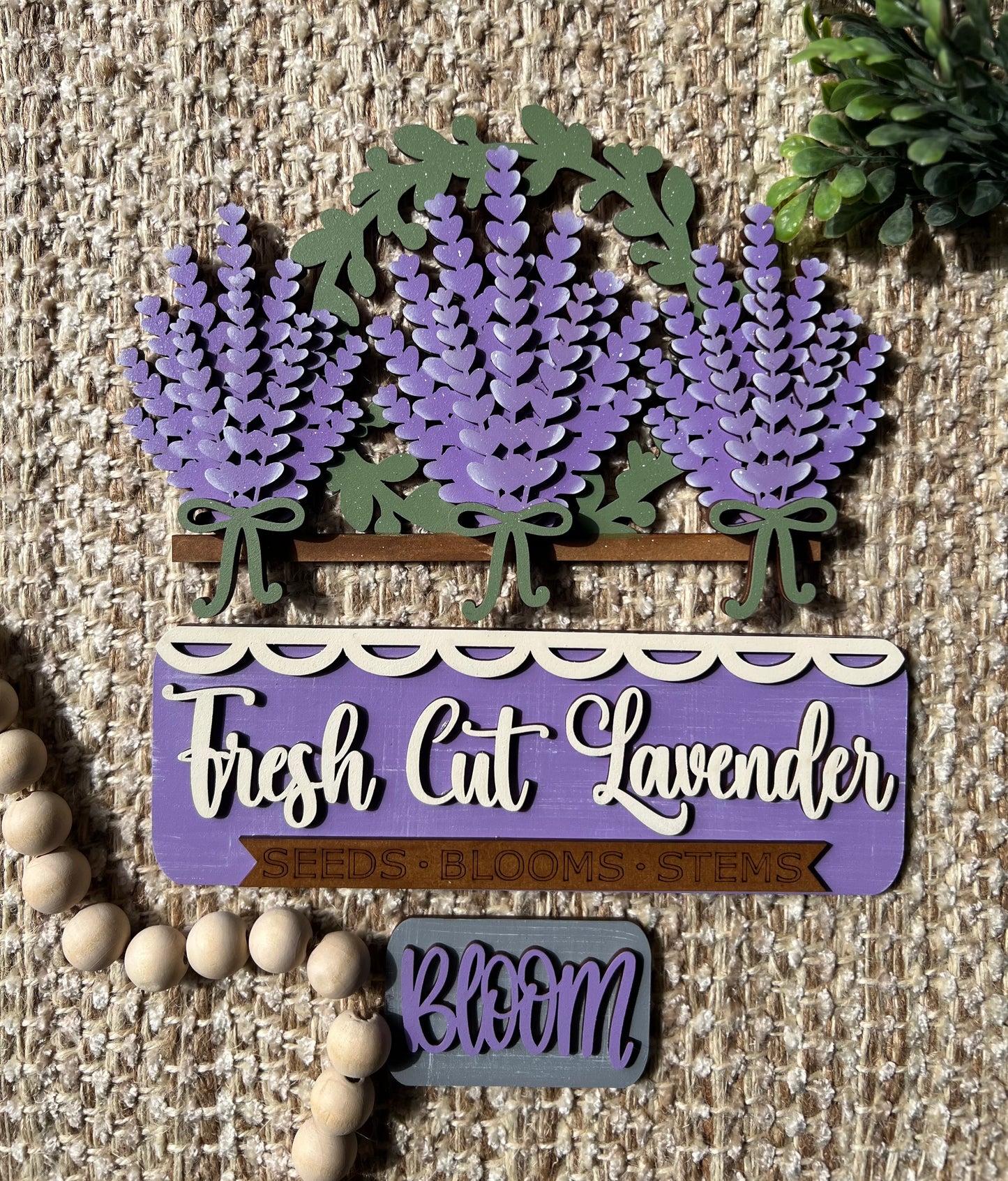 Lavender Hanging Truck | Cutting Board