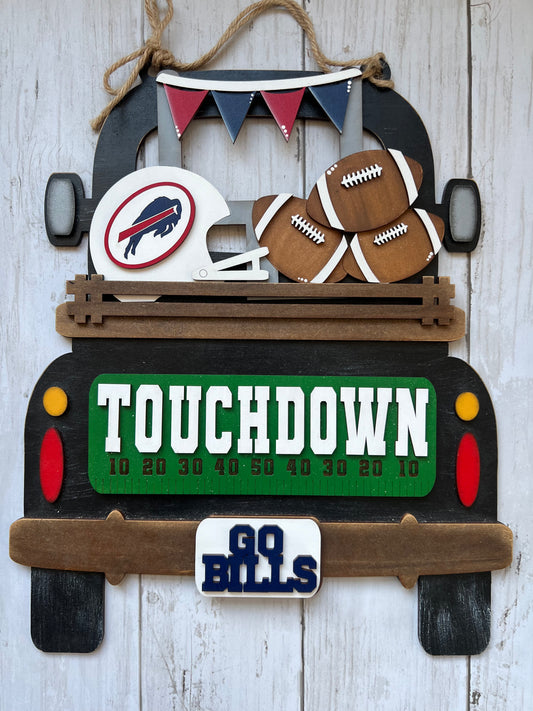 Bills Football Hanging Truck | Cutting Board