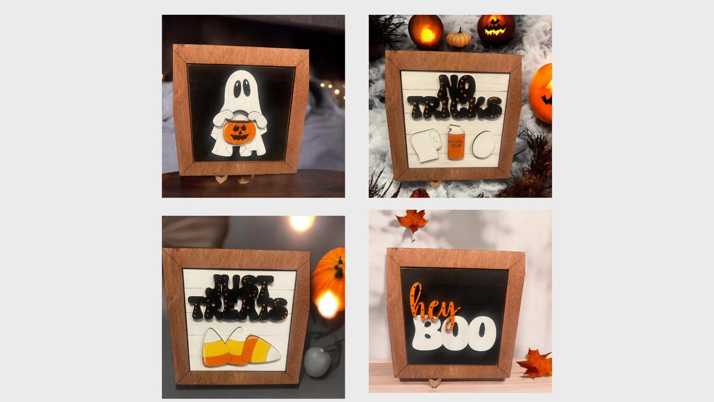 Halloween 4 (Ghosts) Tiles
