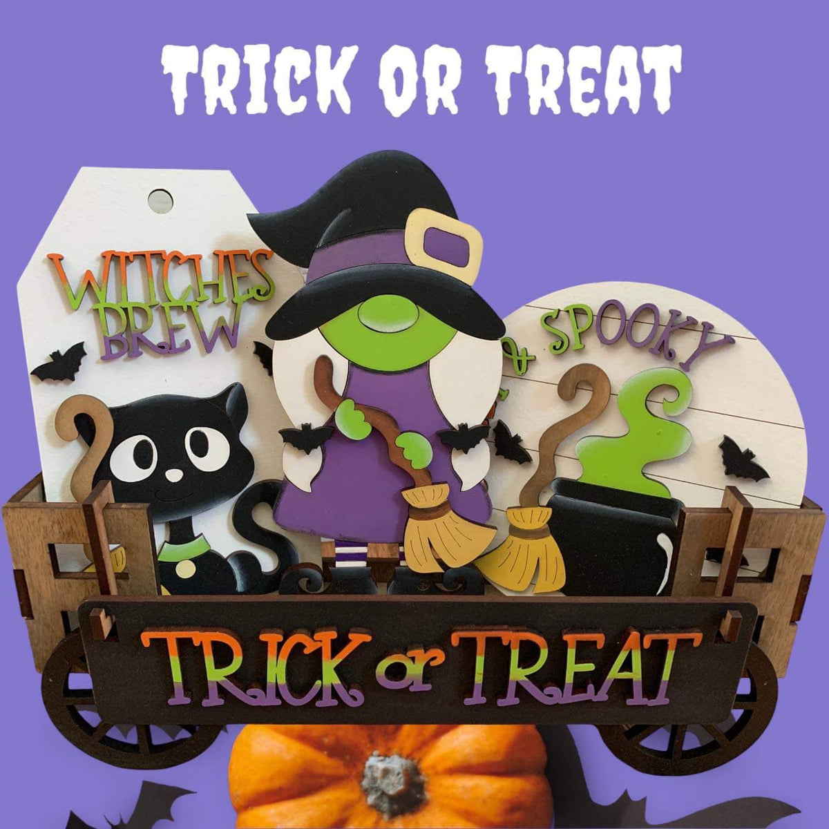 Halloween Gnome (Witch) Crate