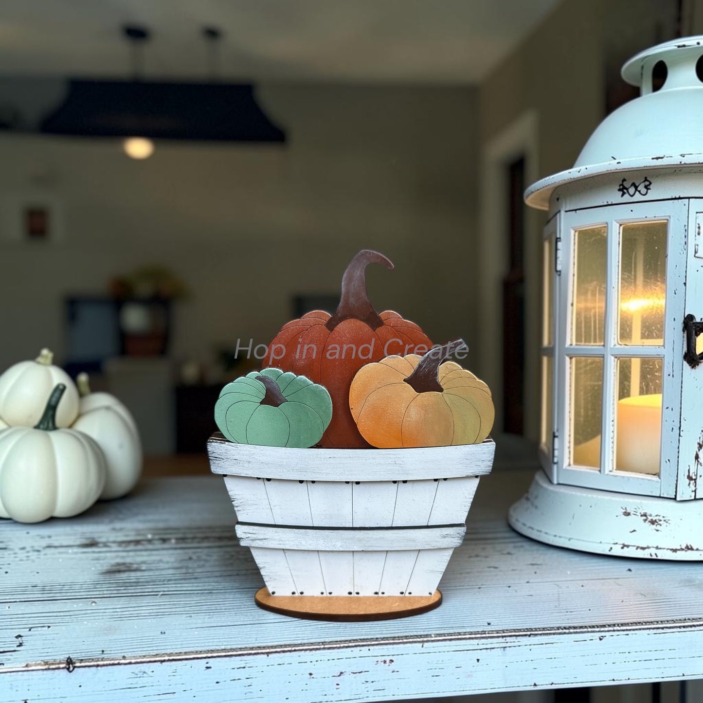 Heirloom Fall Pumpkin Mini Basket Insert