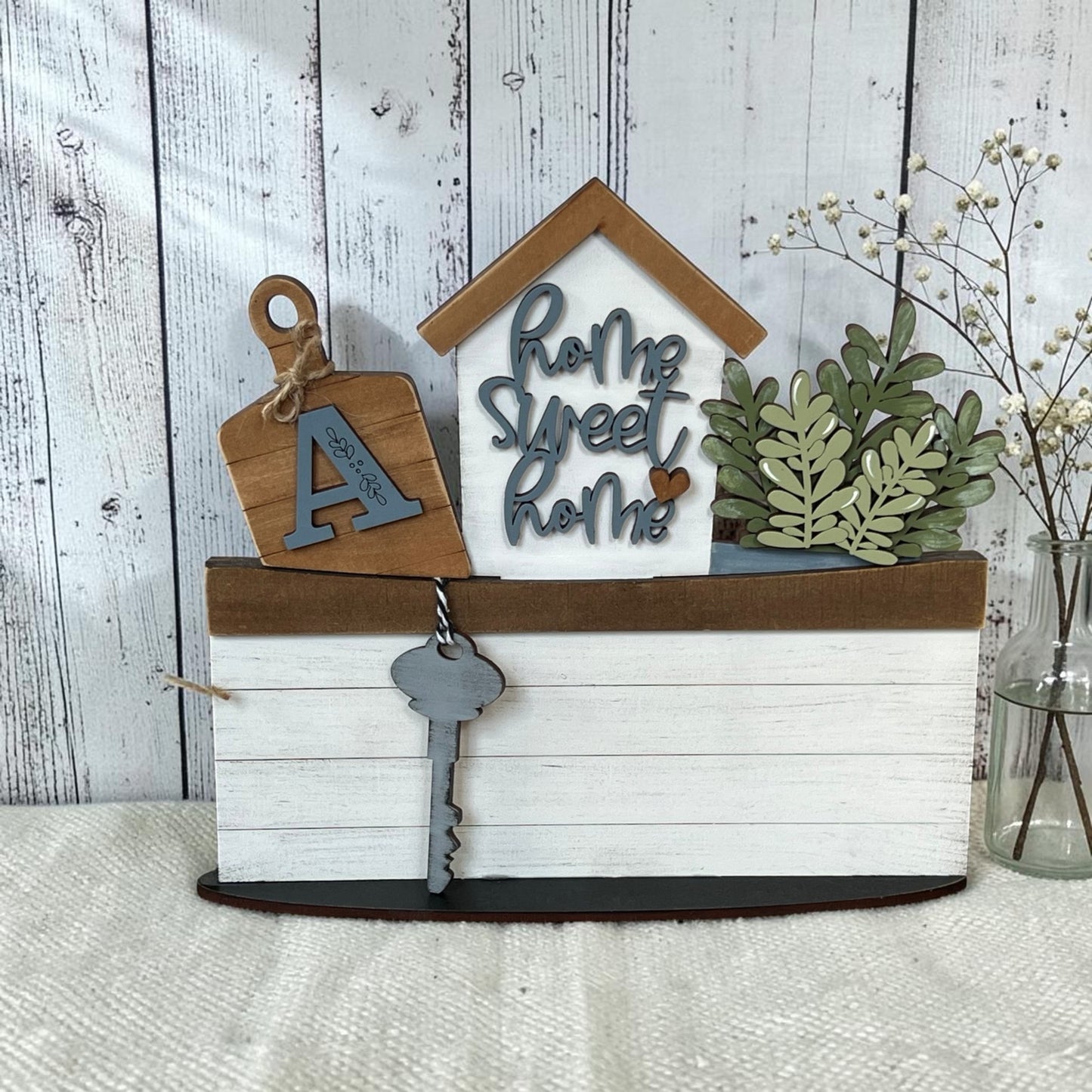 Personalized Home Sweet Home Full Size Interchangeable Basket Decor Insert