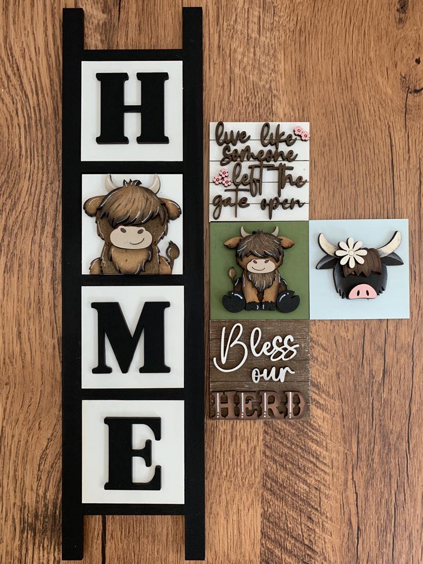 Highland Cow Mini Tiles